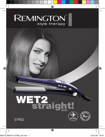 Remington Wet 2 Straight S7902 User manual Manualzz