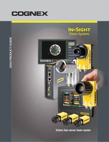 In-Sight Product Guide - ControlVision | Manualzz
