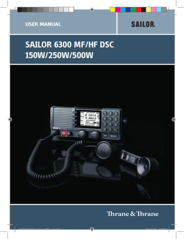 SAILOR 6301 MF-HF User Manual | Manualzz