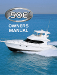 Silverton 50 Convertible Owner&rsquo;s Manual