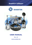 SvanPC++ USER MANUAL Ver. 1.0 | Manualzz