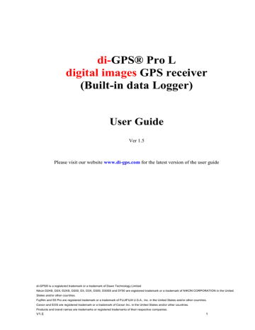 di-GPS Pro L User manual | Manualzz