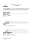 Vinmetrica SC-300 Pro Kit User Manual