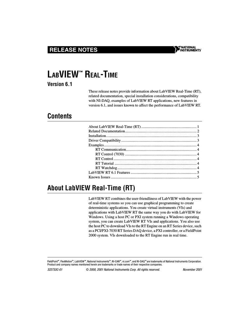 labview real time