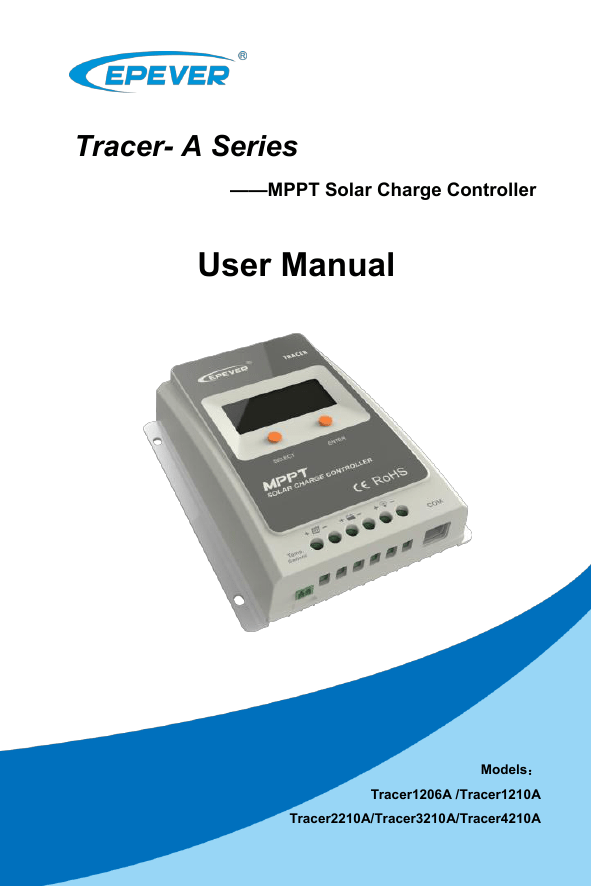 User Manual Solar Charge Controller Beijing Epsolar Technology Manualzz