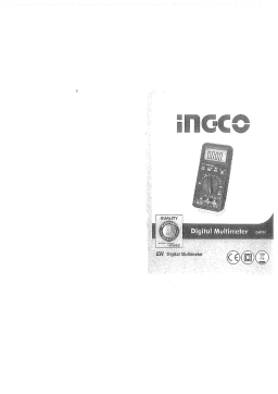 Ingco DM700 Multimeter Manual: AI Chat & PDF