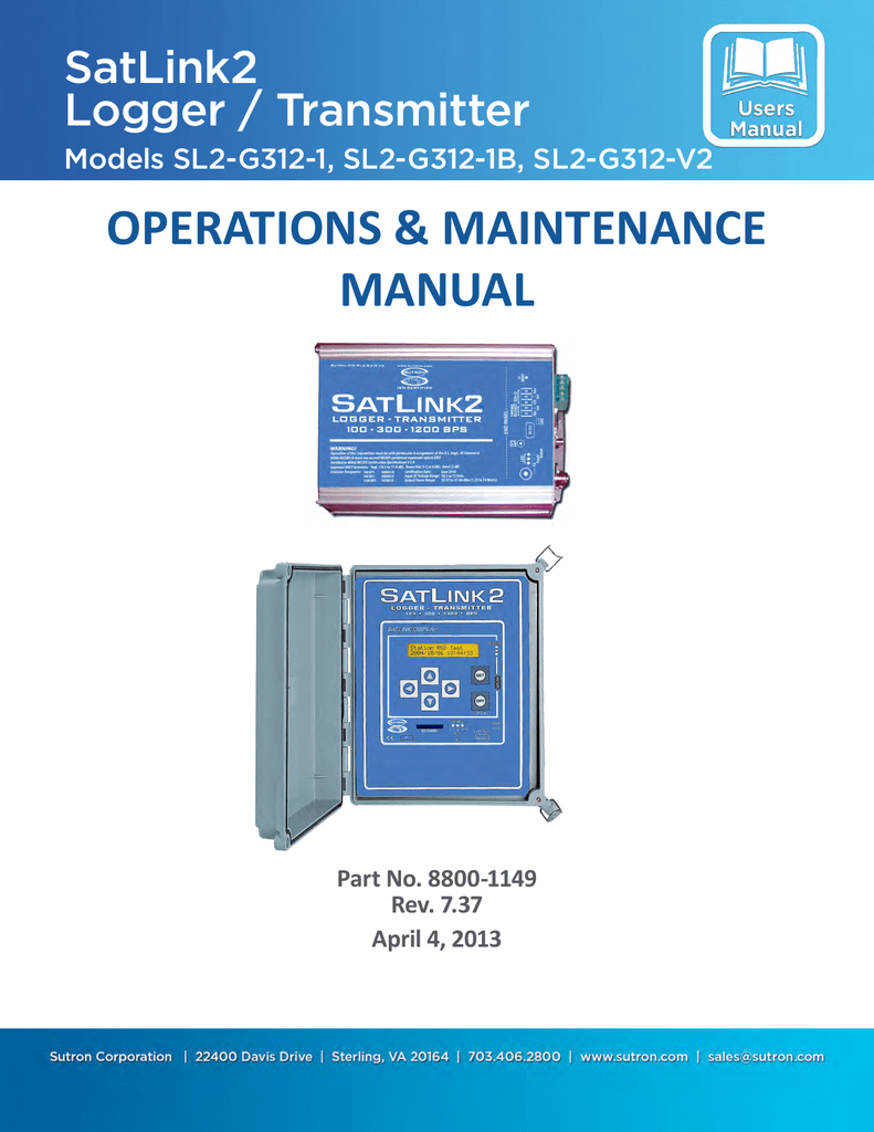 Operations Maintenance Manual Manualzz