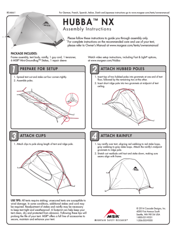 msr hubba hubba setup