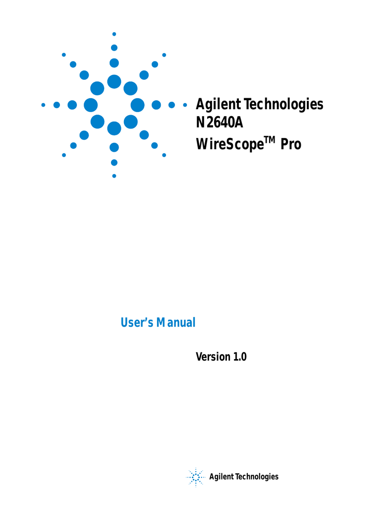 Agilent technologies wirescope 350 driver download for windows 8