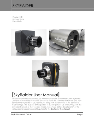 SkyRaider User Manual | Manualzz