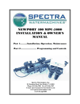 Spectra Newport 400 MPC-5000 Installation &amp; Owner's Manual