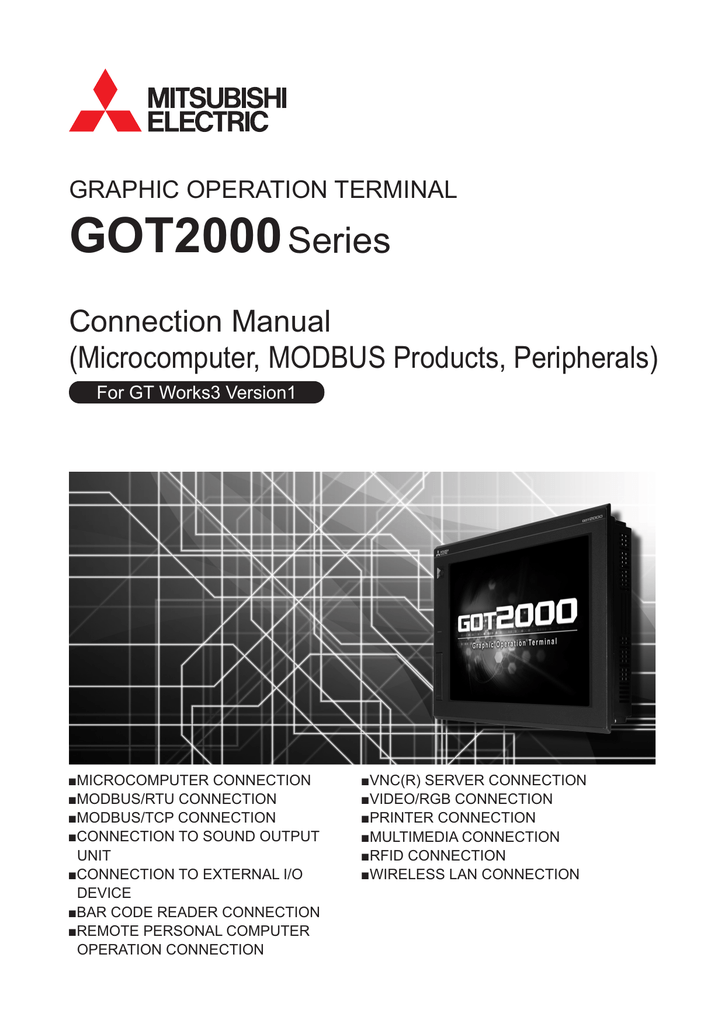 Got00 Connection Manual Microcomputer Modbus Peripherals Manualzz
