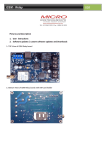 GSM Relay User Manual - MICRO INSTRUMENTS