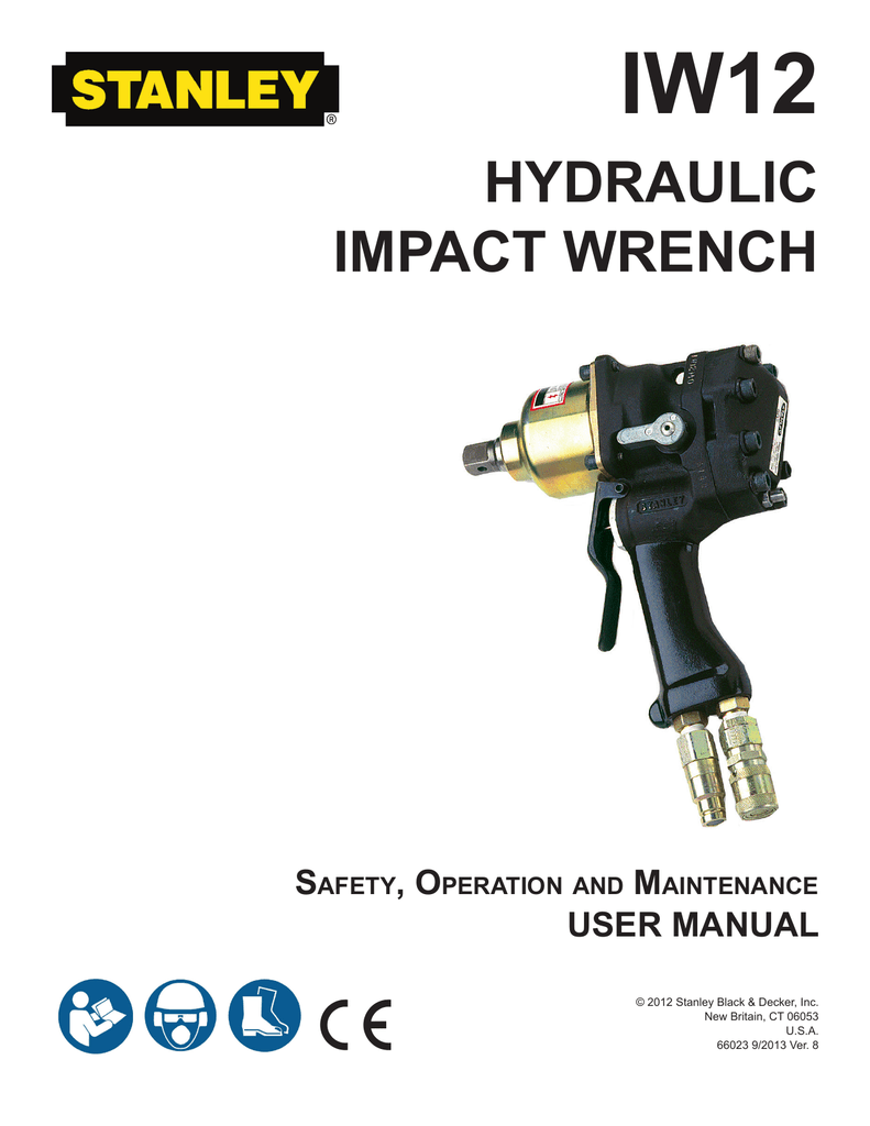 Stanley HYDRAULIC IMPACT WRENCH Manualzz