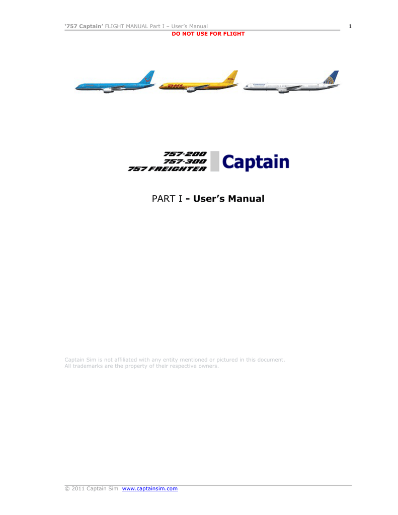 757 Captain Flight Manual Part I User S Manual Manualzz 757 Captain Flight Manual Part I User S Manual Manualzz