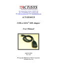 USB to IrDA SIR Adapter IR100UD User Manual