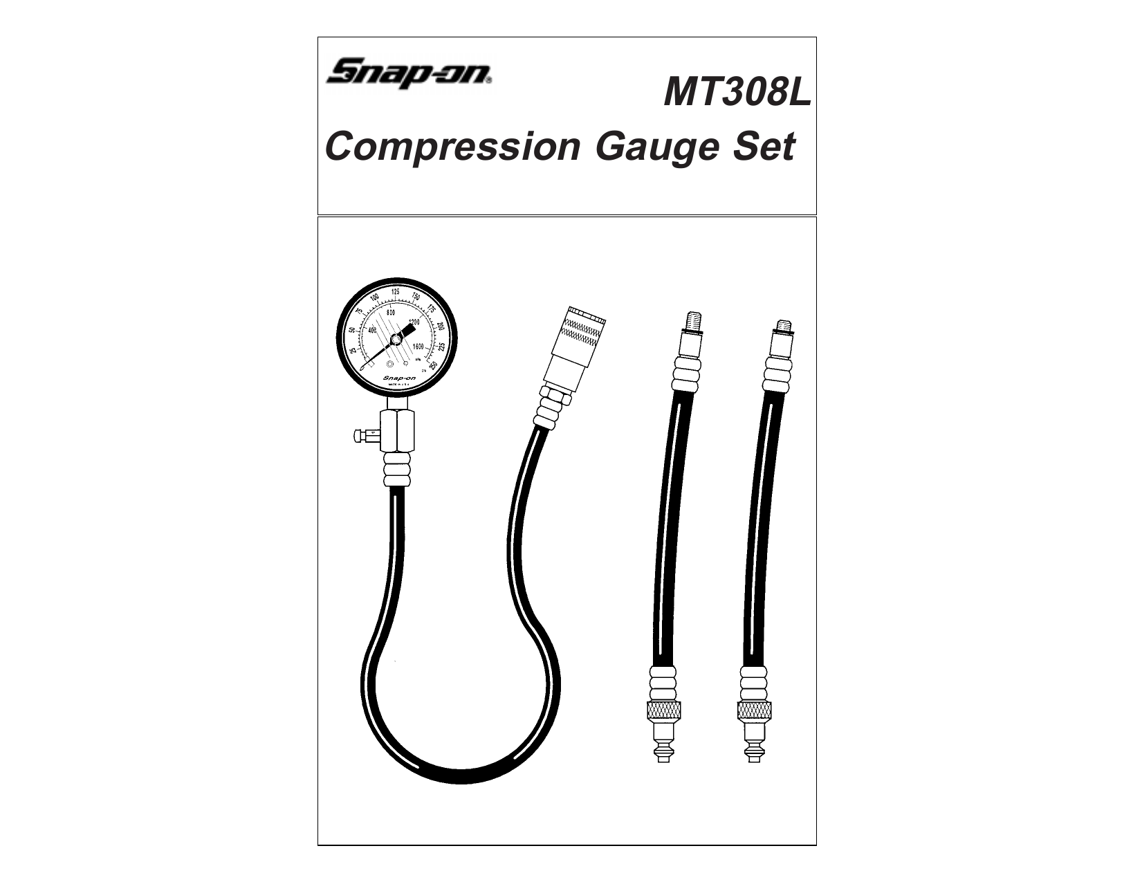 MT308L Compression Gauge Set Manualzz