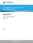 Magellan Control Panel Installation, Configuration, and Operation Manual