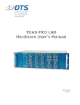 DTS TDAS PRO LAB Hardware User's Manual