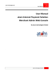 atom Merchant Admin Web Console Manual: AI Chat &amp; PDF