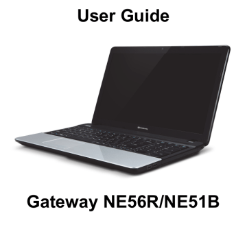 User manual | Gateway NE56R/NE51B | Manualzz