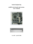 Soekris net4801 series boards and systems User's Manual