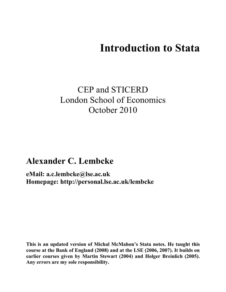 stata egen