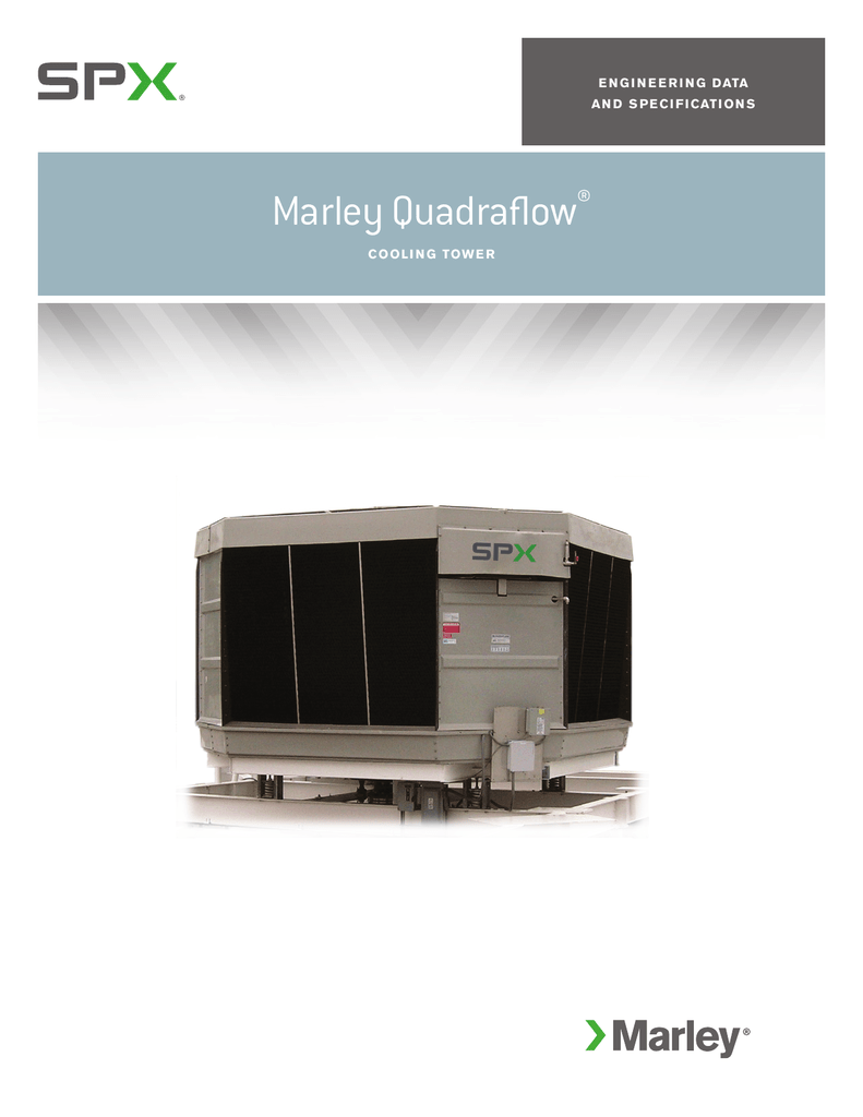 Marley Quadraflow fiberglass cooling tower engineering data and | Manualzz