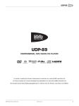 HHB DVD/SACD/CD Player UDP-89 User Manual