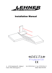 DELTA Treppenlift Installation Manual