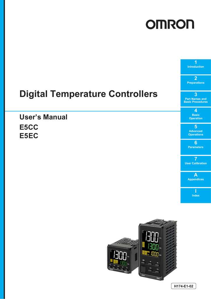 Omron e5cn схема подключения