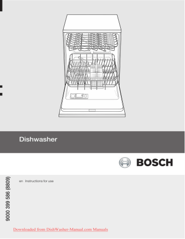Bosch Sgv 53e33 Dishwasher User Guide