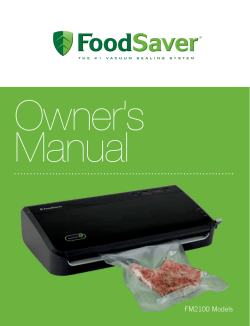 foodsaver v2222 how to use