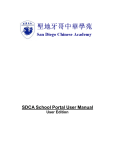 San Diego Chinese Academy School Portal User Manual