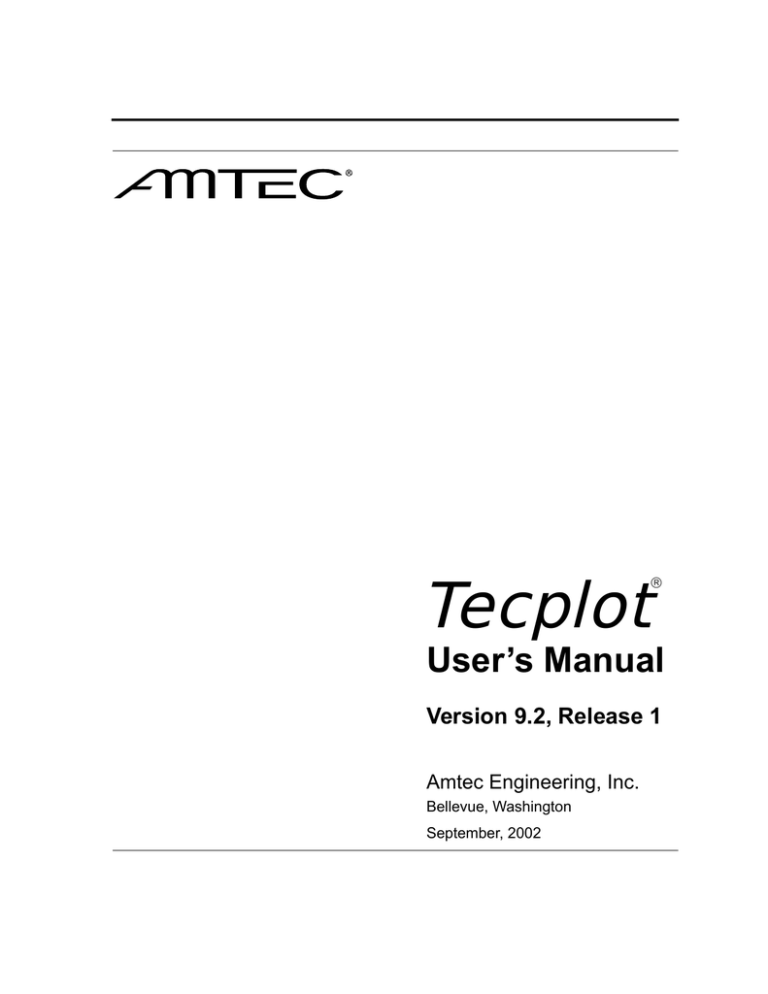 Tecplot Home Page Manualzz