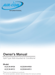 ACZCI 4H4 R09, ACZCI 4H4 R12, ACZEM 4H4 R09 Owner's Manual