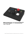 Showstopper 3 Consolette User Manual