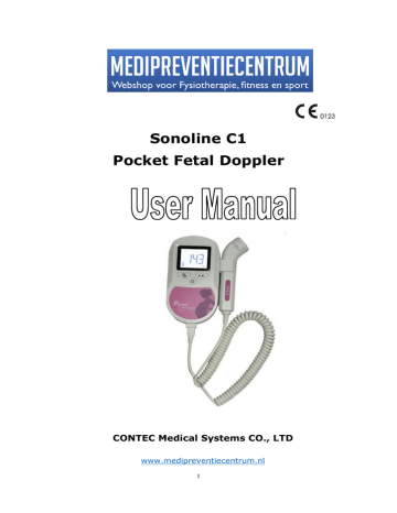 Sonoline C1 Pocket Fetal Doppler | Manualzz