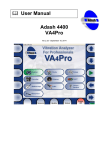 Adash VA4Pro 4400 User Manual