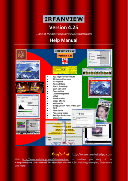 IrfanView 4.25 Help Manual