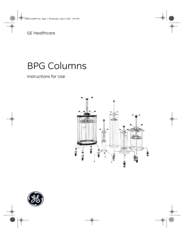 Bpg Columns Ge Healthcare Life Sciences Manualzz