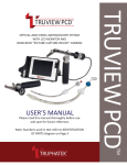 Truview PCD User's Manual