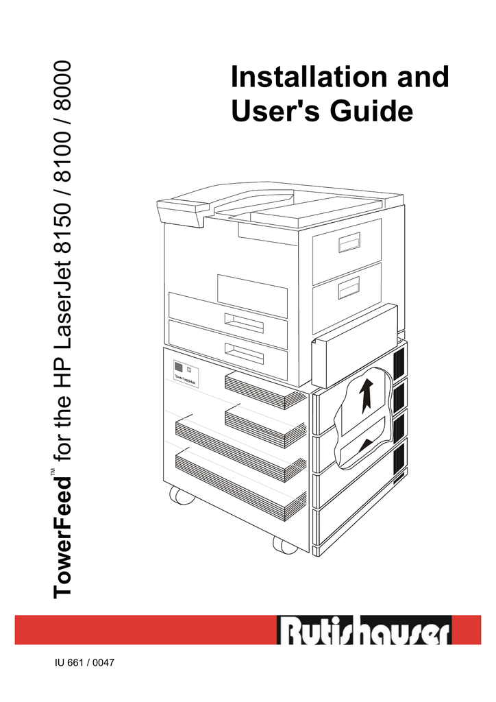 Installation and User`s Guide | Manualzz