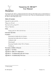 Vinmetrica SC-300 Kit User Manual