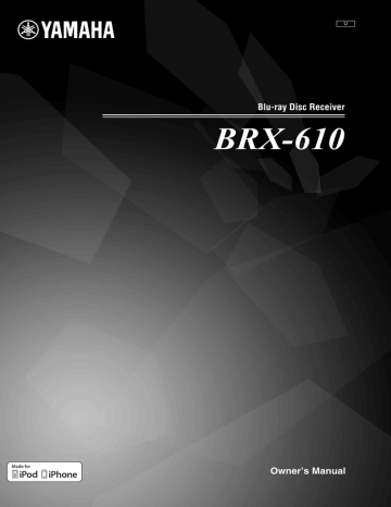 Yamaha BRX-610 Owner's manual | Manualzz