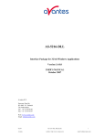 Avantes AS-5216 DLL USER'S MANUAL