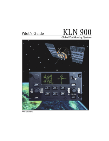 kln 900 pilot`s guide | Manualzz