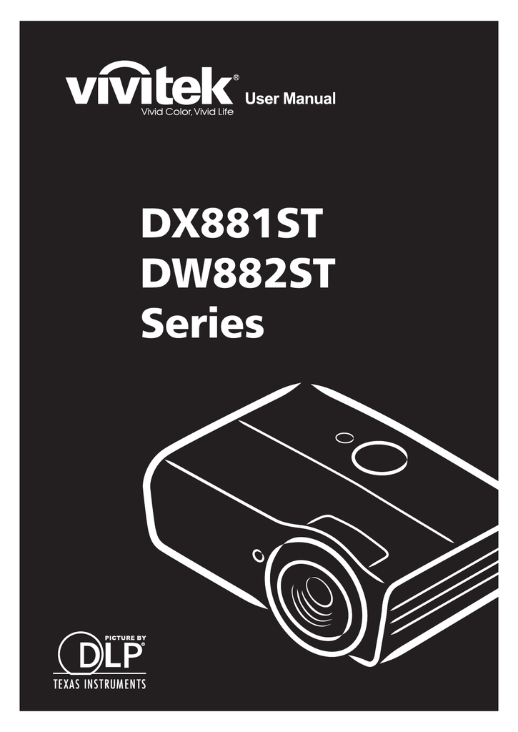 Vivitek DW882ST Projector User manual Manualzz