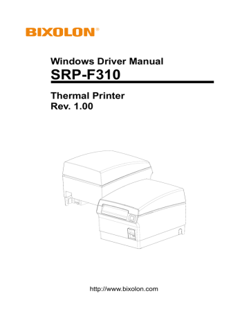 Manual_SRP-F310_Windows Driver_english_Rev_1_00 | Manualzz