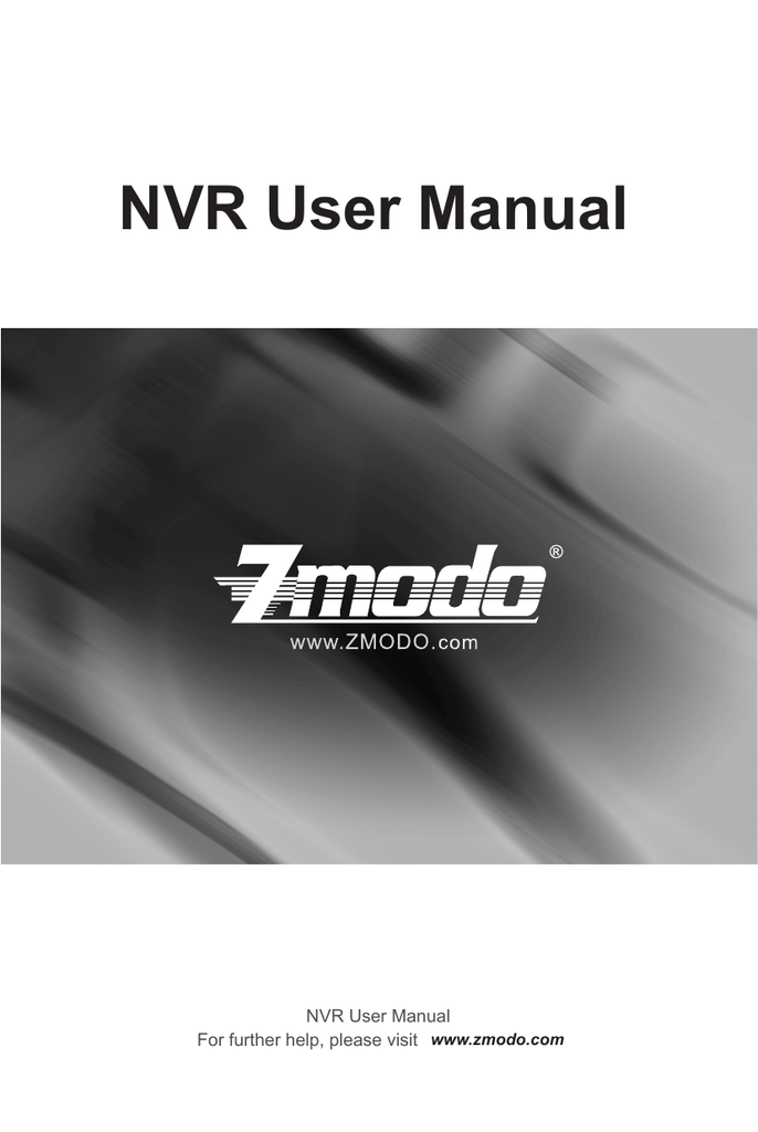 ZMODO ZMDNVSBN4 User manual Manualzz